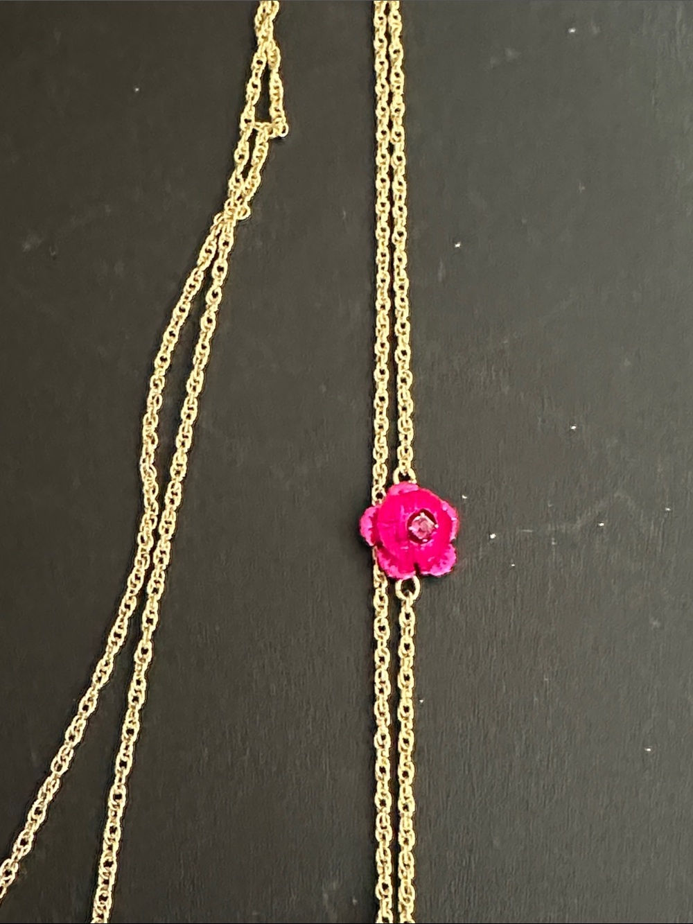 Betsey Johnson Sugar Skull Bride long pendant necklace 18” - Picture 3 of 4